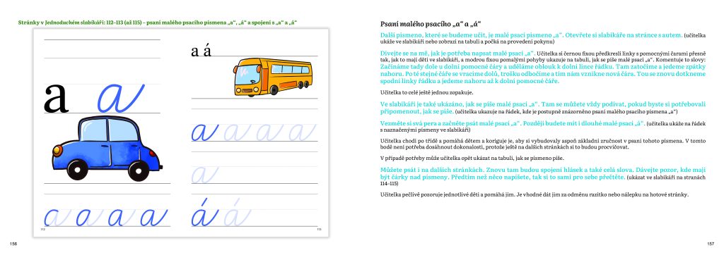 CZ Jednoduchy Slabikar I Prirucka pro ucitele/rodice strana_156-157